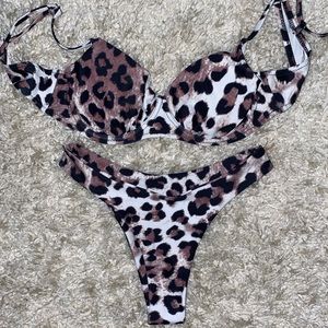 Cheetah print bathing suit! Very cute worn once